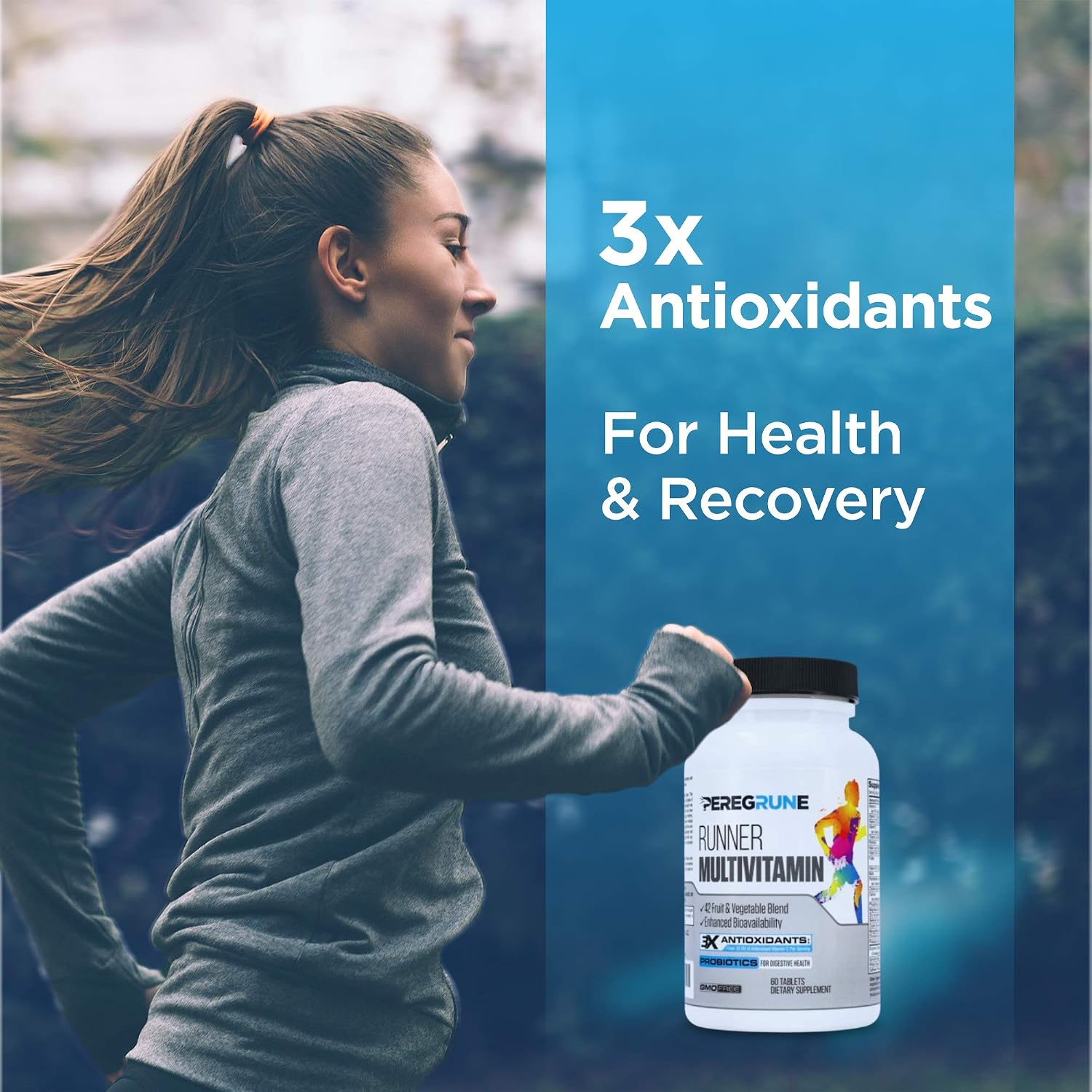 PEREGRUNE Multivitamínico para Corredores