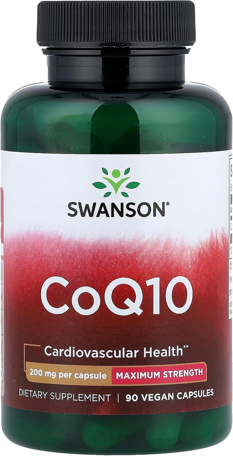 Swanson CoQ10 200 mg - 30 Cápsulas (Pack de 2)