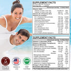 Peter's Choice Multivitamínico y Mineral Diario Natural – 2 Paquetes de 30 Sobres, Alta Potencia, Vegano, No-GMO
