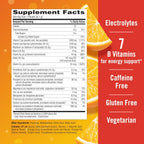 Emergen-C Vitamina C 1000 mg con Zinc y Vitaminas B, Sabor Naranja, 30 Sobres