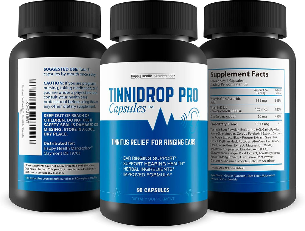 Tinnidrop Pro Cápsulas - Apoyo para la Salud Auditiva