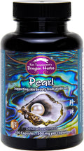 Dragon Herbs Pearl Powder - Pure Pearl Capsules for Beauty, Skin, Nails, & Eyes | Natural Ingredients, Non-GMO (100 Capsules, 500mg Per Capsule)