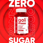 Goli Zero Sugar – Gomitas de Vinagre de Manzana con Vitamina B12 y Probióticos