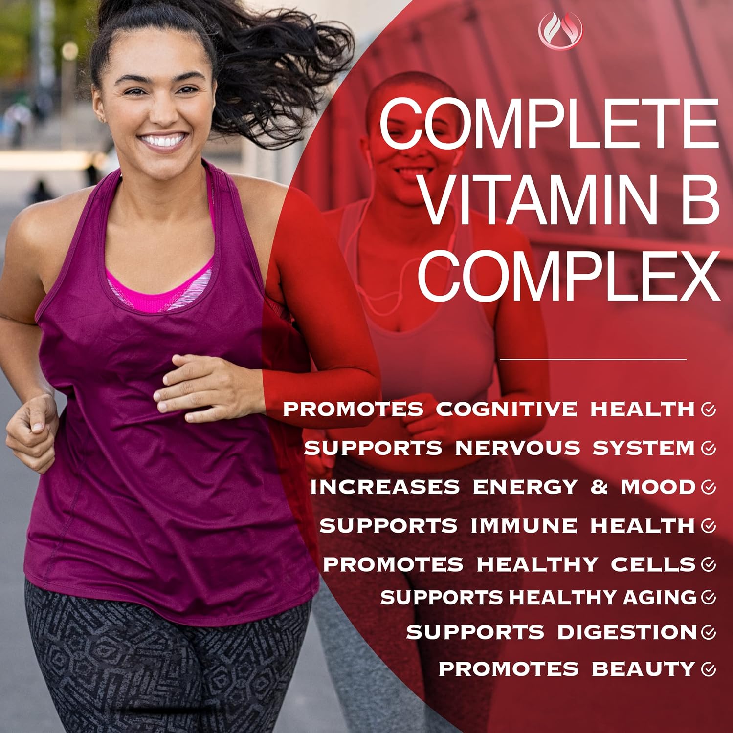ENCLARE NUTRITION Complejo B con Vitamina B12 2000mcg