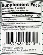 Pure D-Phenyl Relief 500 mg – 50 Cápsulas de Montiff