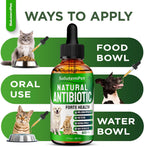 Complemento Herbal Natural de Aceite de Orégano para Perros y Gatos - Apoyo para Alergias, Infecciones Urinarias y Sistema Inmunológico | 2 oz