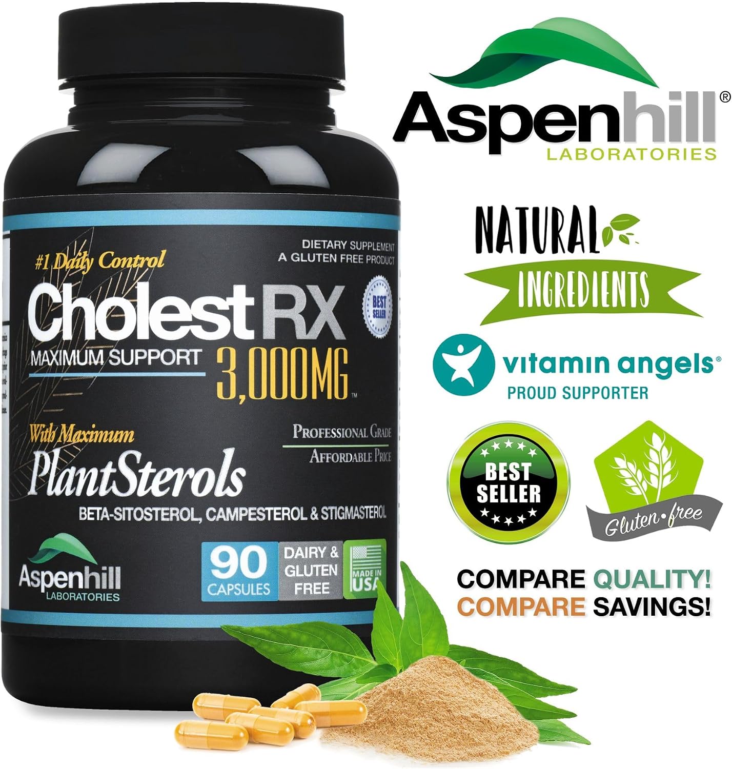 Complejo de Fitoesteroles Triple Concentración CholestRX - 90 Comprimidos
