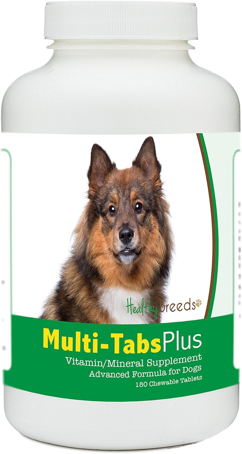 Healthy Breeds Multi-Tabs Plus Comprimidos Masticables para Perros Eurasier (180 unidades)