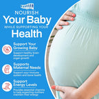 NAHRAAN HEALTH Gominolas Prenatales Halal con DHA y Ácido Fólico - 60 Gominolas, 30 Días