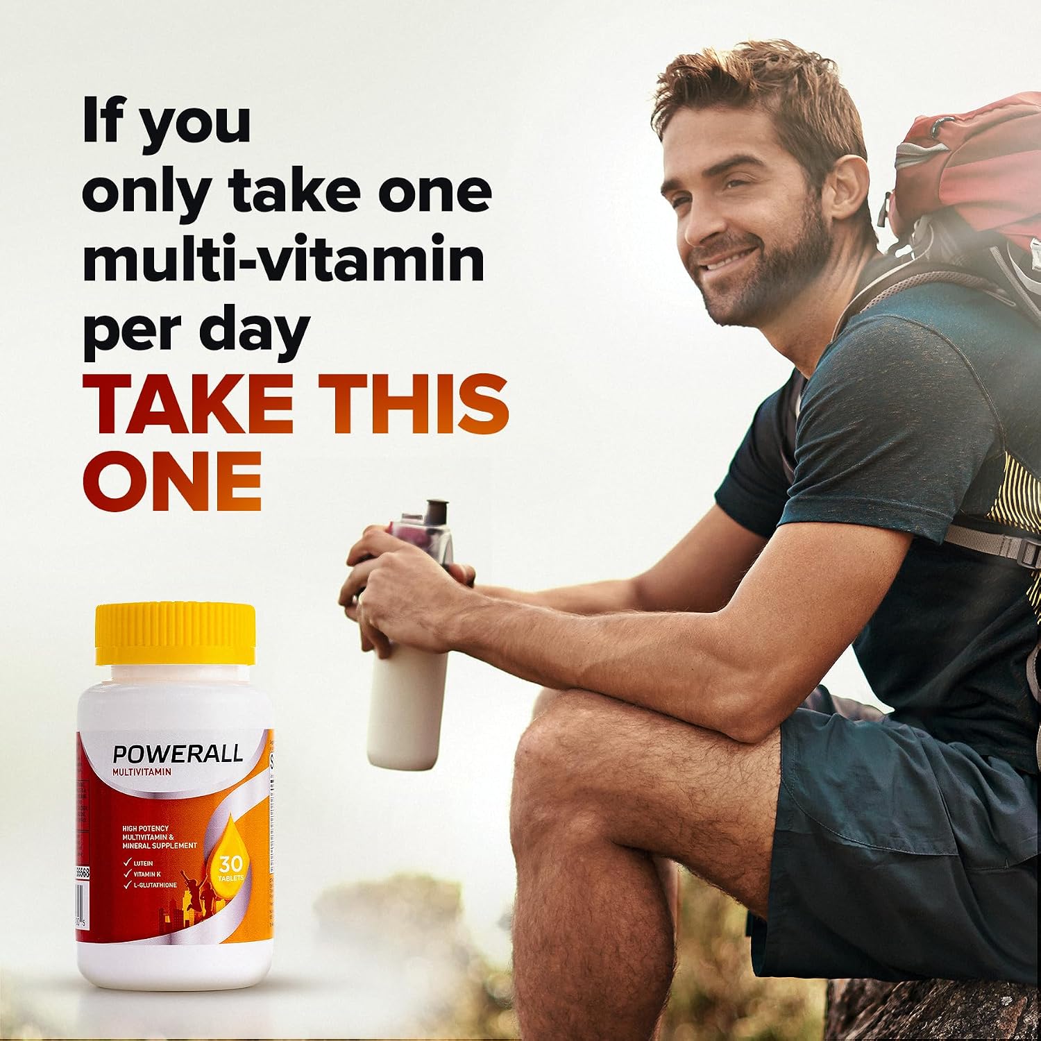 U.S. Health Club PowerAll Multivitamínico para Adultos | 30 Comprimidos