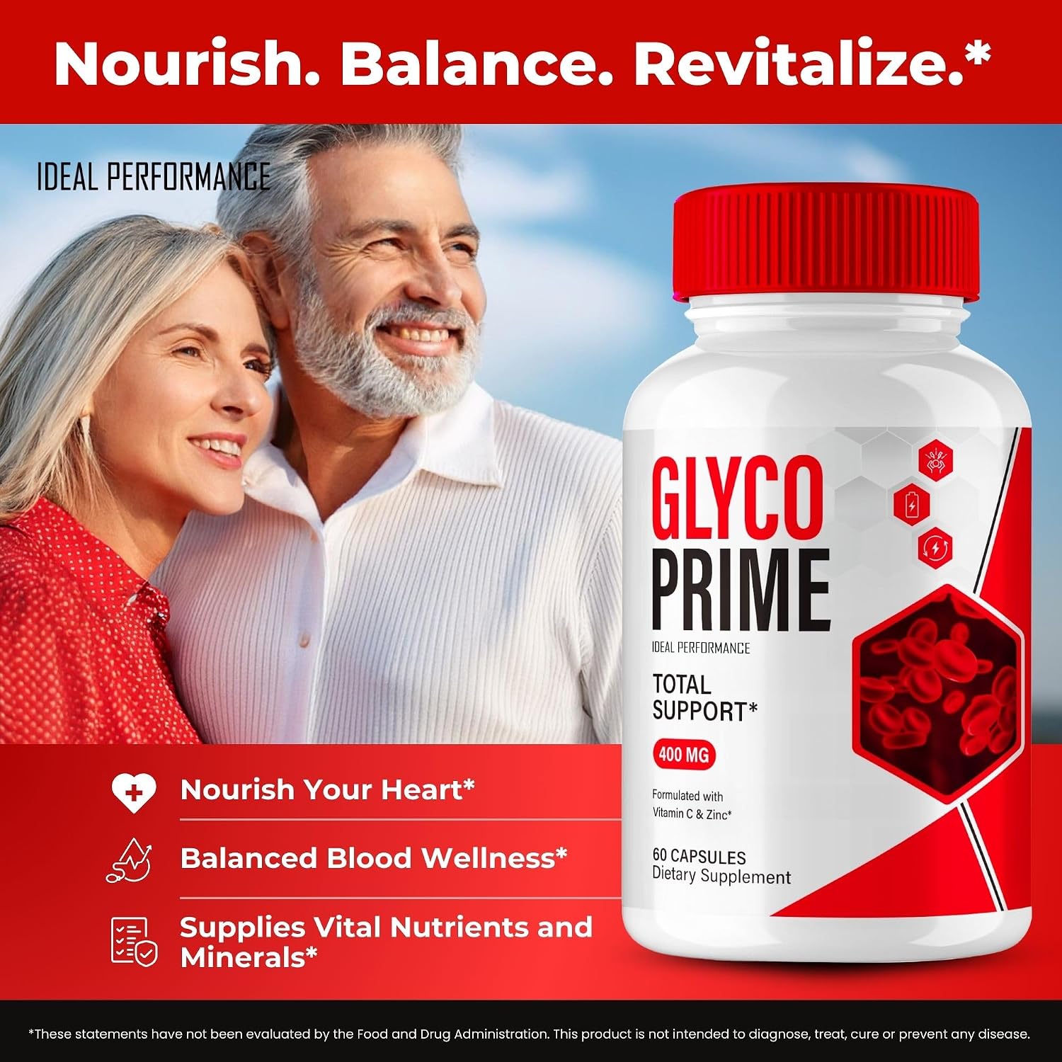 Glyco Prime Advanced Blood Formula - Cápsulas