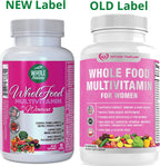 Whole Food Multivitamin for Women - Multivitamínico para Mujeres con Folato, B12, Probióticos y Omega - 90 Cápsulas