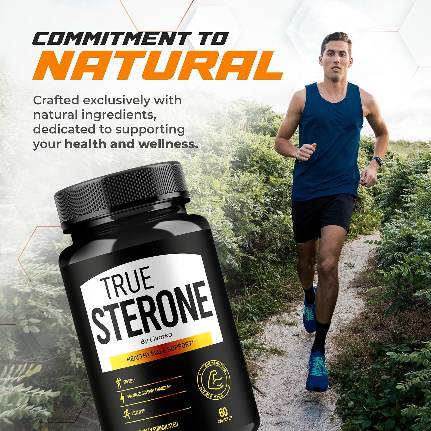 (2 Pack) True Sterone Pills, TrueSterone, True Sterone Pill, Pills True Sterone, True Sterone Vitamin Capsules, True Sterone Advanced Formula, True Sterone Reviews 120 Capsules for 2 Months