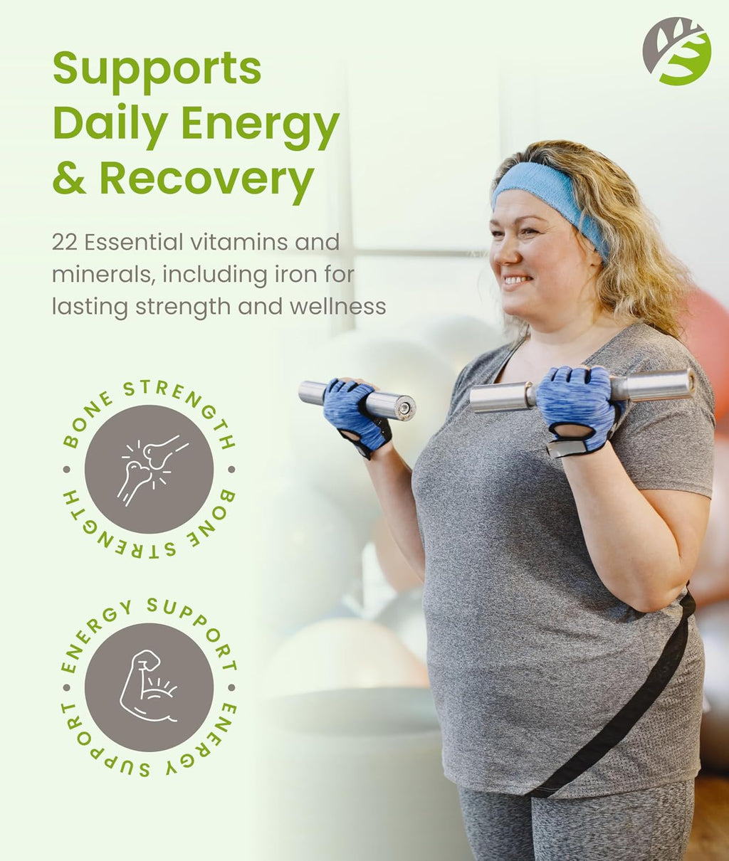 BariSlim Advanced Chewable Bariatric Multivitamin Tablets - Multivitamínico masticable para cirugía bariátrica (60 comprimidos, Sabor Berry Mix)