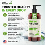 Deley Naturals Icelandic Fish Oil for Dogs - Omega 3 EPA/DHA - 473ml