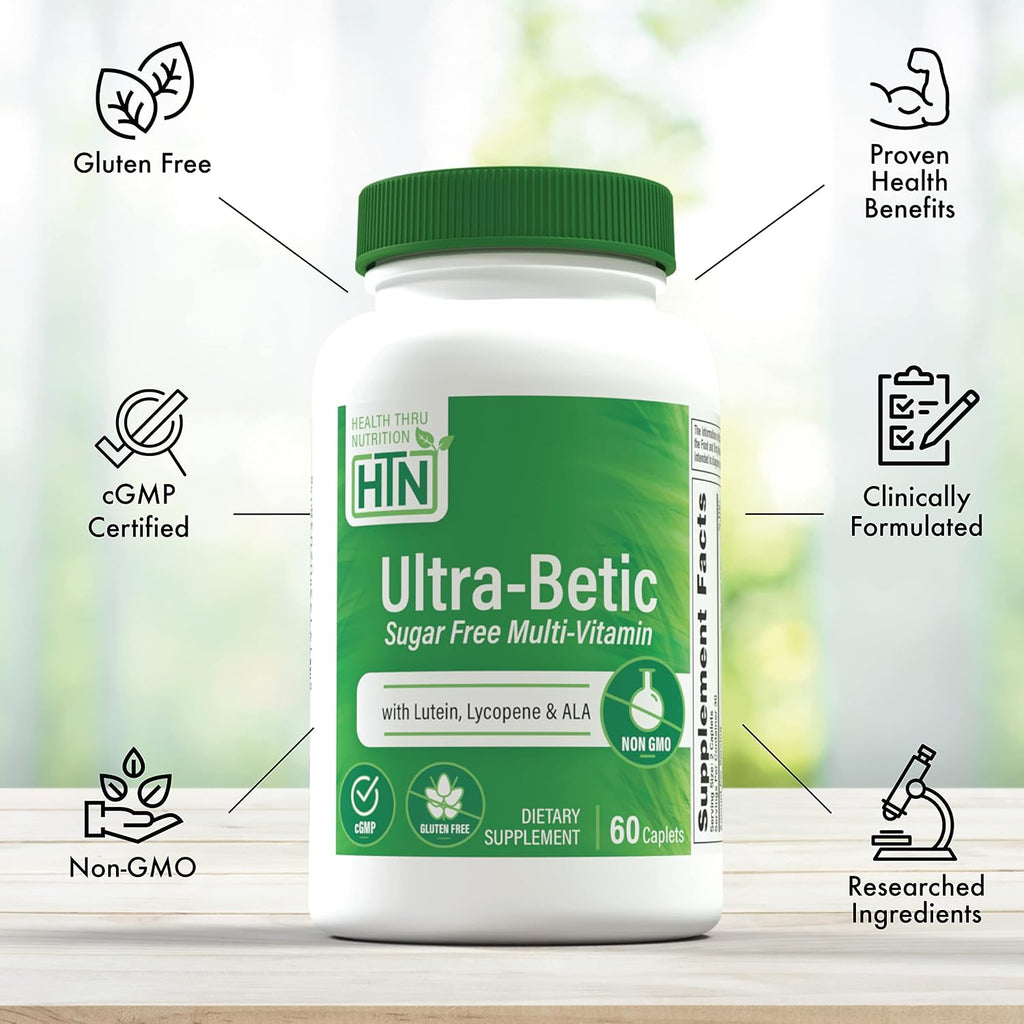 Health Thru Nutrition Ultra-Betic Multivitamínico 60 Comprimidos