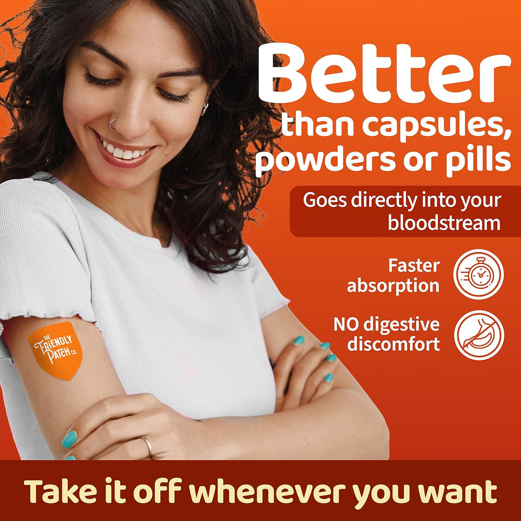 The Friendly Patch Shield - Parches de Apoyo Inmunológico con Vitamina D3, C y Zinc, 28 Unidades