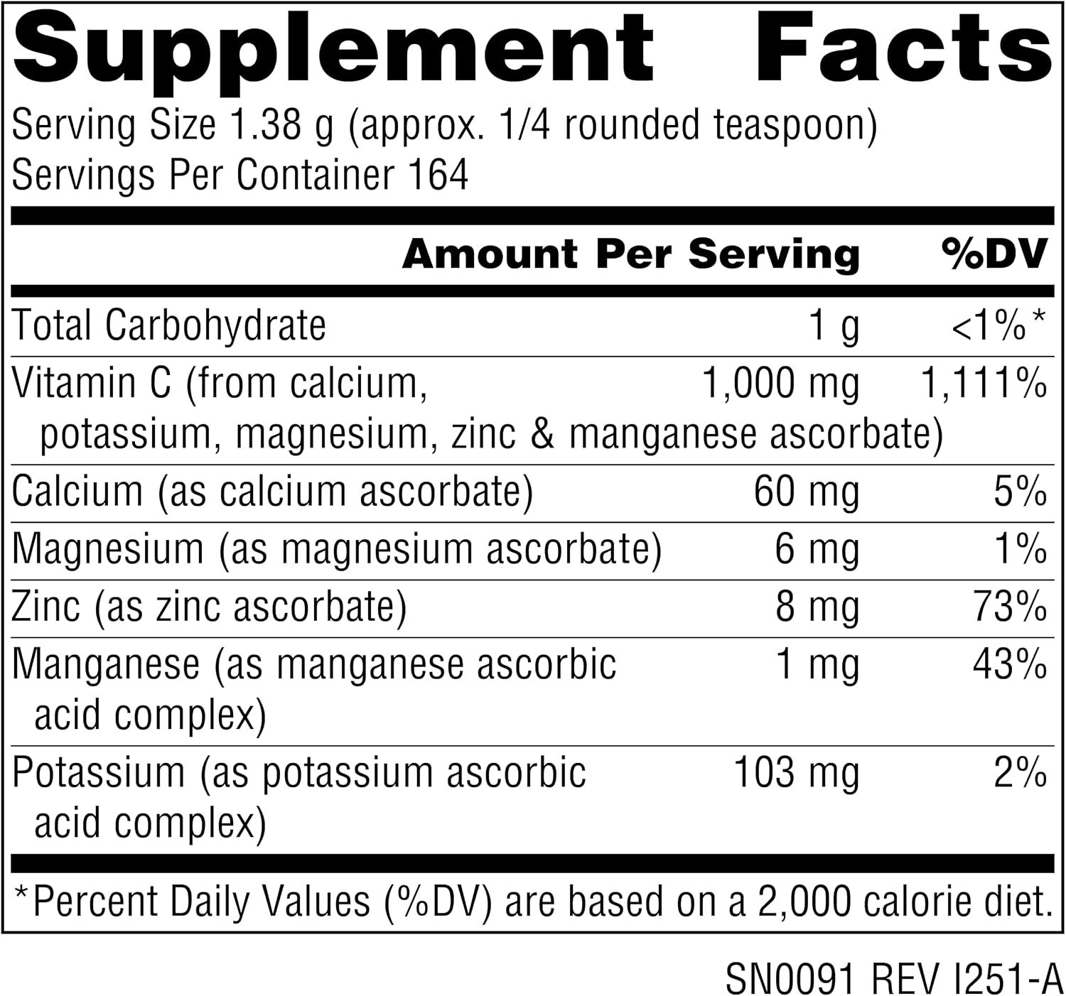 Source Naturals Ultimate Ascorbate C, 227 g (8 oz) - Polvo