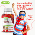 Viteey Multivitamínico para Niños en Gominolas - 120 unidades