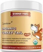 Wonder Paws Polvo de Cola de Pavo Orgánico para Perros – 60 g (2.12 oz)