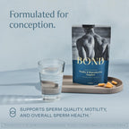 BOND Vitality - Suplemento de Fertilidad Masculina con CoQ10, Vitaminas y Minerales - 120 Cápsulas