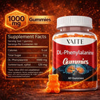 DLPA: DL-Phenylalanine 1000 mg – 60 Gominolas – Fórmula Avanzada de Fenilalanina – No GMO, Sin Gluten