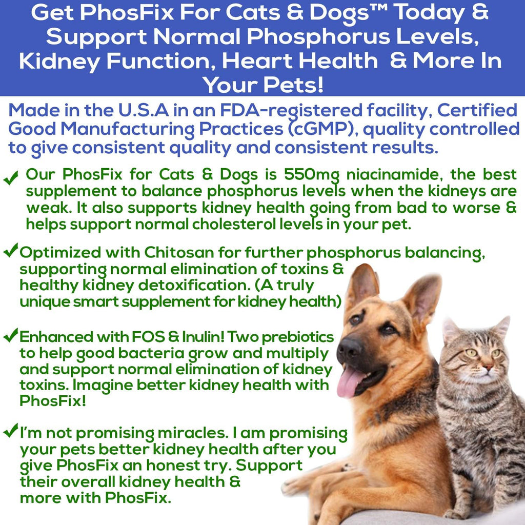 PhosFix para Gatos y Perros – Captador de Fósforo con Quitosano