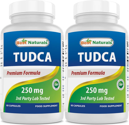 Best Naturals TUDCA 250mg - Ácido Tauroursodesoxicólico - 60 Cápsulas Veganas – Image 9