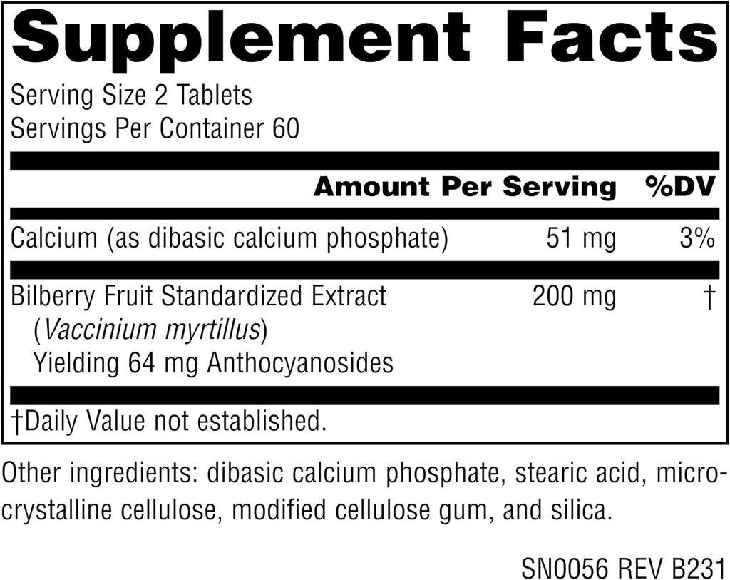 Source Naturals Extracto de Arándano Estandarizado - 100 mg, 120 Comprimidos