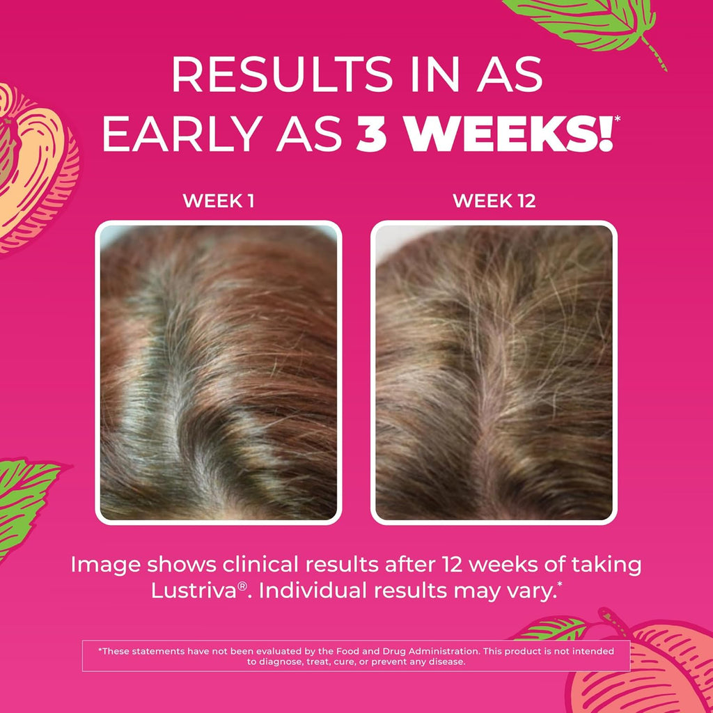 MARYRUTH'S Multivitamínico Femenino + Lustriva Crecimiento Capilar Liposomal | Biotina 10000mcg | Probado Clínicamente para un Cabello más Grueso y una Piel más Lisa | 15.22 Fl Oz