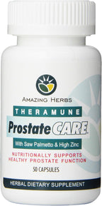 Amazing Herbs Prost-Care Cápsulas de Apoyo Prostático para Hombres, 50 Cápsulas
