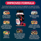 Jadee Gominolas de Crecimiento para Adolescentes y Niños - Calcio 325mg, Vitaminas D3, K2, C, Magnesio, Ashwagandha, Zinc, L-Arginina