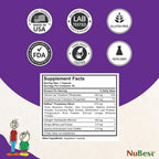 NuBest Tall | Apoya la salud ósea, el sistema inmunológico y el bienestar general con calcio, colágeno y hierbas para niños y adolescentes | 60 cápsulas