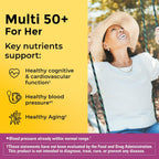 Nature Made Multivitamínico para Mujeres 50+ Sin Hierro, 90 Comprimidos