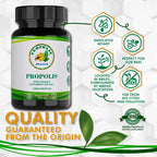 Propolis Health Cápsulas de Propóleo con Vitamina E 1000mg (100 Cápsulas)