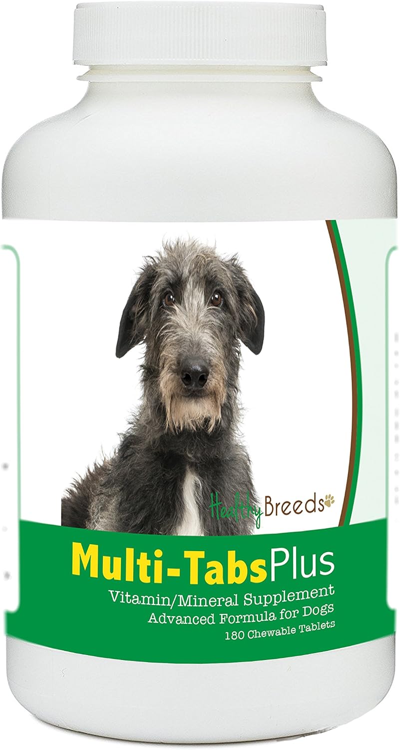 Healthy Breeds Scottish Deerhound Multi-Tabs Plus - 180 tabletas masticables para perros