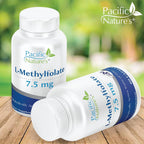 L-Metilfolato 7.5 mg de Pacific Nature - 60 Cápsulas - Forma Activa de Folato Natural