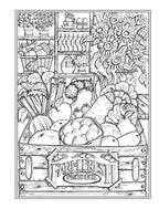 Creative Haven Country Farm Scenes: Libro de colorear para adultos – Escenas de granja