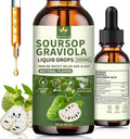 Menkru Soursop Bitters Gotas Líquidas Multivitamínicas - Extracto Orgánico de Hojas de Guanábana con Vitamina C, 60 ml (2 Fl Oz)