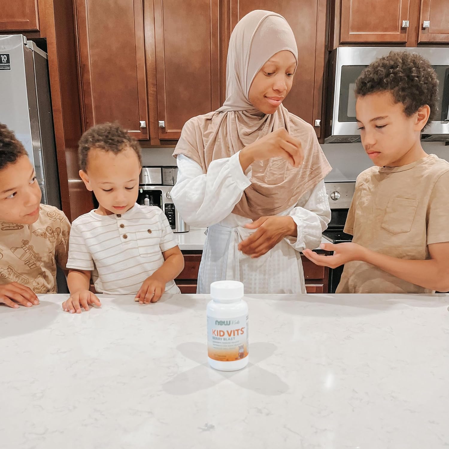 Now Kids Supplements, Kid Vits Multivitamínico, Sabor Naranja Jugoso, 60 Comprimidos Masticables