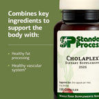 Standard Process Cholaplex - Suplemento para la salud del corazón y el hígado - 150 cápsulas
