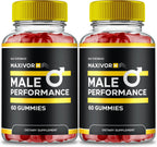 Maxivor Gummies - Complemento en Gominolas para Hombre - Fórmula Avanzada de Máxima Potencia - 2 Paquetes