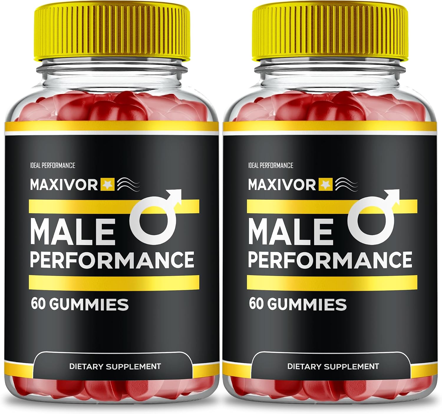 Maxivor Gummies - Complemento en Gominolas para Hombre - Fórmula Avanzada de Máxima Potencia - 2 Paquetes