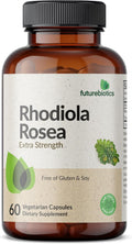 Futurebiotics Rhodiola Rosea Cápsulas Vegetarianas, 60 unidades