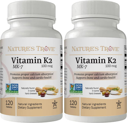 Vitamina K2 MK7 100mcg, 120 Cápsulas Veganas – Utilización normal del calcio: La K2 interviene en la distribución – Image 3