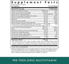 Michael's Health Naturopathic Programs Pre-Teen Girls - Multivitamínico diario para niñas de 9 a 12 años - 120 comprimidos vegetarianos