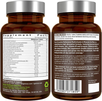 Igennus Multivitamínico Metilado para – Vitamina E: ayuda a proteger las células del daño oxidativo.* – Image 8