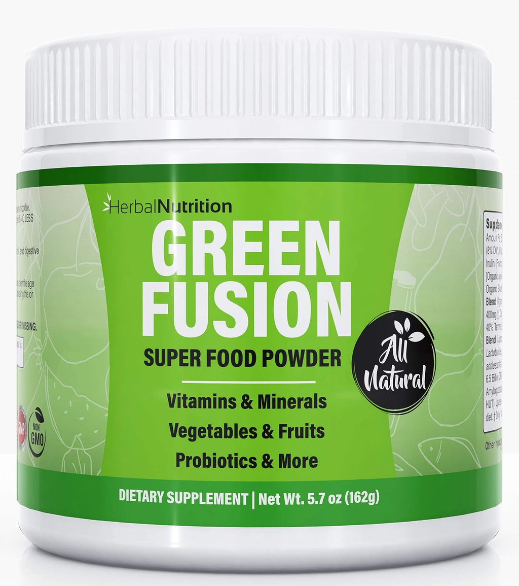 Green Fusion Superfood Powder - Frutas, Verduras y Probióticos
