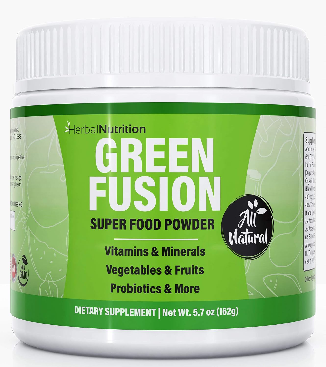 Green Fusion Superfood Powder - Frutas, Verduras y Probióticos