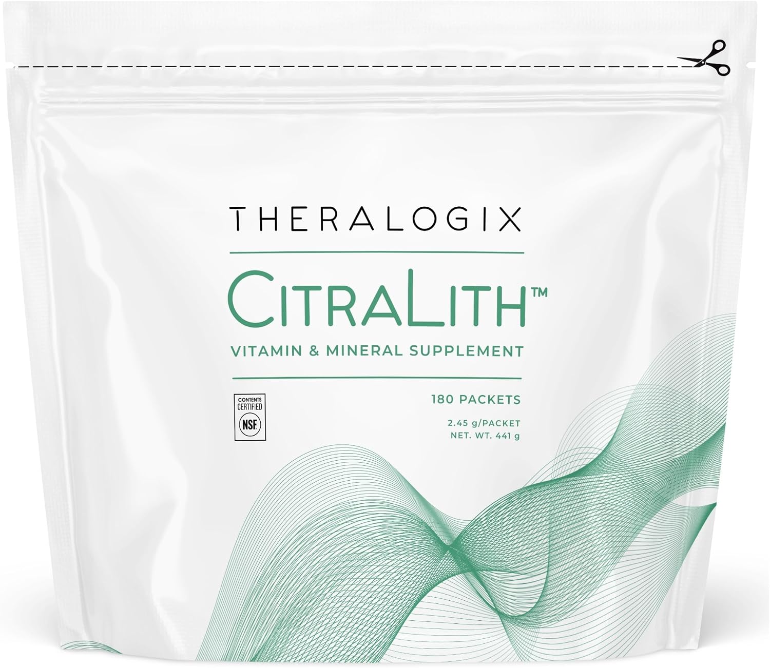 Theralogix CitraLith Suplemento de Vitaminas y Minerales – 180 Sobres (Suministro para 90 Días)